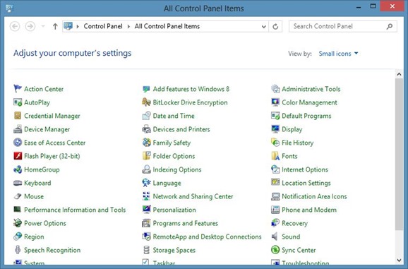 Open Folder Options In Windows 8 Method2