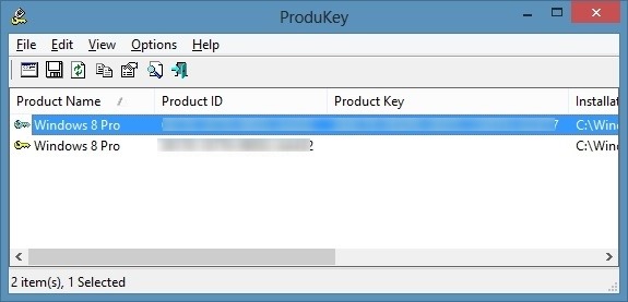 Recover Windows 8 Product Key