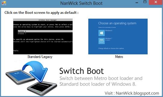 Switch Boot for Windows 8