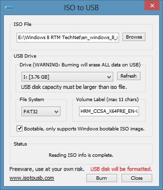 ISO To USB