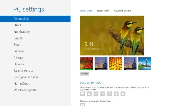 Pin PC Settings To Start Screen & Taskbar In Windows 8