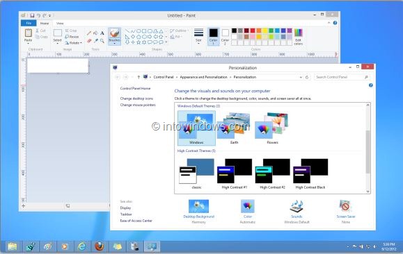 Set Different Colors for Taskbar and Window Border in Windows 8 Step5