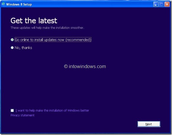 Upgrade XP To Windows 8 Step3