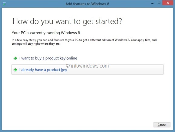 Upgrade Windows 8 To Windows 8 Pro Step2