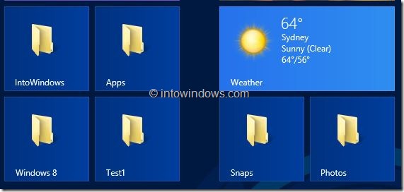 Customize Start Screen In Windows 8 Step6