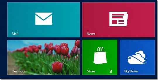 Restore Missing Desktop Tile On Start Screen In Windows 8