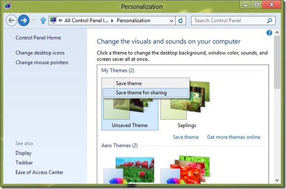 Create Windows 8 Theme