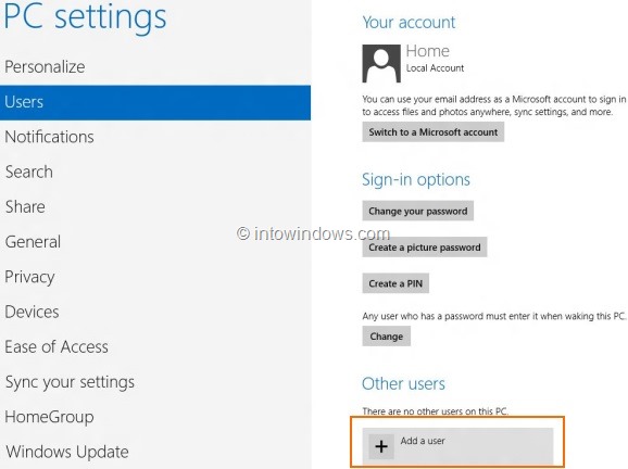 Create Microsoft Account In Windows 8 Step3