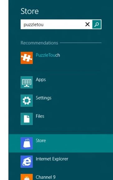 Search Windows 8 Store