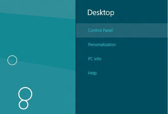 Open Control Panel in Windows 8 Picture3