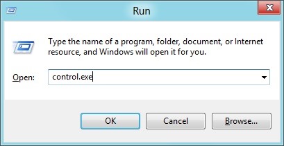 Open Control Panel in Windows 8 Picture1