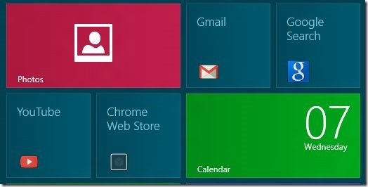 Pin Chrome Web Apps To Windows 8 Start Screen