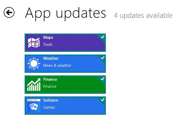 Update Metro Apps In Windows 8 Step3