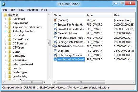 Remove Start Button From Windows 8 Developer Preview Build