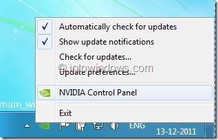 Remove NVIDIA Control Panel Entry From Right Click Menu step 2