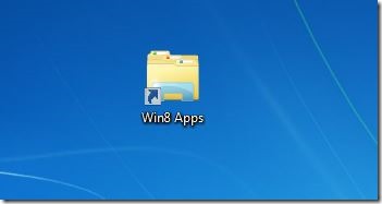 Create Metro Apps Shortcut On Desktop In Windows 8 Step5