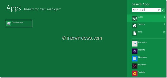 Pin Task Manager To Start Screen Step2