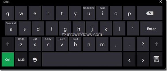 Touch Keyboard Windows 8