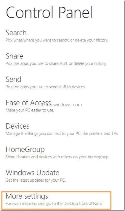 Enable or Disable Touch Screen In Windows 8 Step2