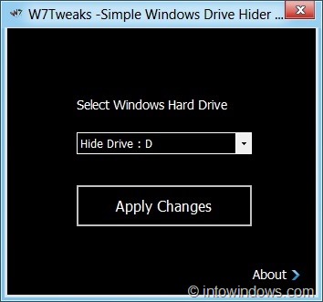 Hide Drives In Windows 8