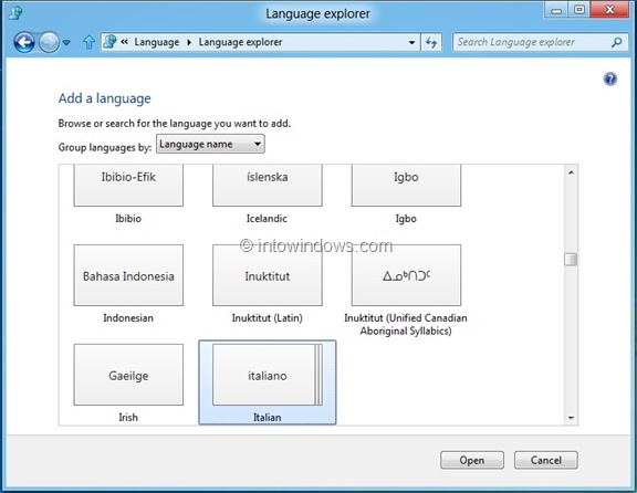 Install Language Packs In Windows 8 step2