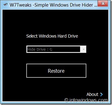 Hide Drives In Windows 8 step2