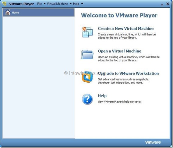 Install Windows 8 On VMware Player 4 Step3