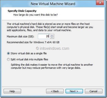 Install Windows 8 On VMware Player 4 Step8