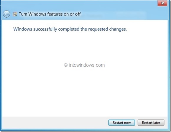 Enable Hyper-V In Windows 8 Step4