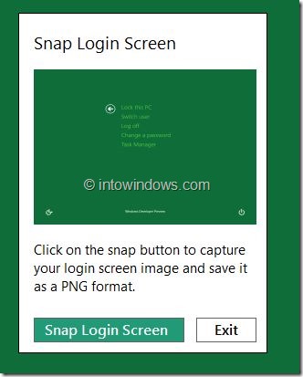 Windows 8 Logon Screen Snpshot Taker Step5