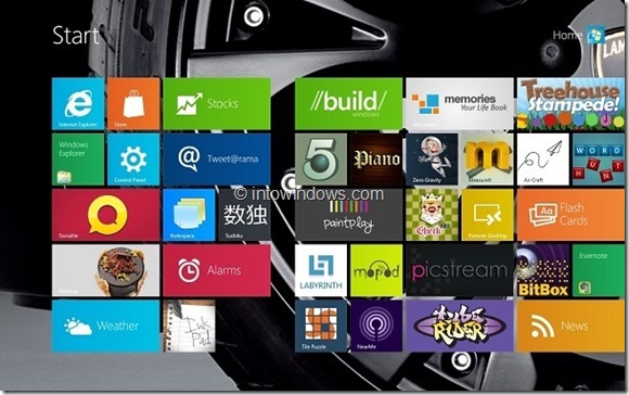 Change Windows 8 Start Screen Background