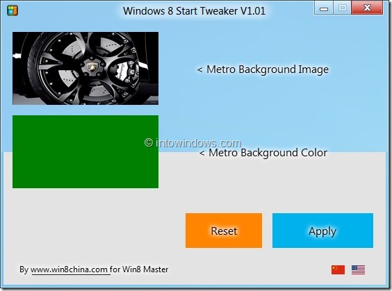 Change Start Screen Background In Windows 8