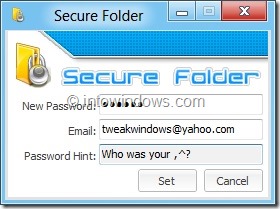 How To Password Protect Folders In Windows 8 Step2