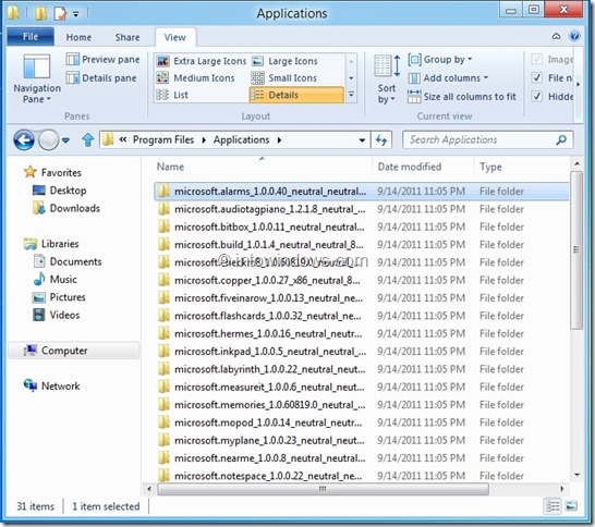 Edit And Modify Metro Apps In Windows 8 Step 4