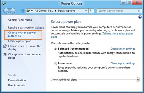 Enable Hibernate In Windows 8 Step 9