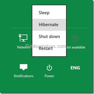 Enable Hibernate In Windows 7