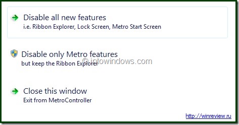 Disable Windows 8 Metro