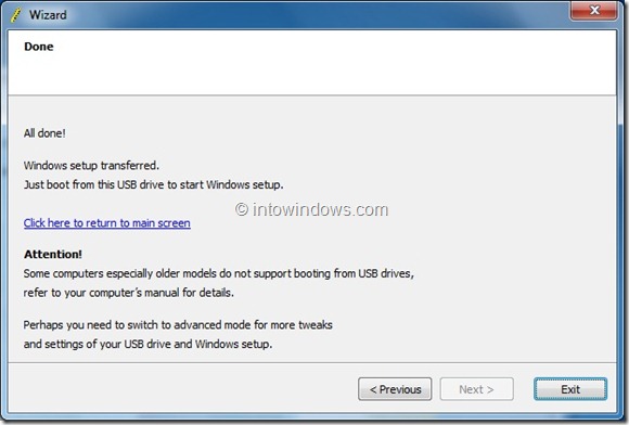 Create Windows 8 Bootable USB Flash Drive step6