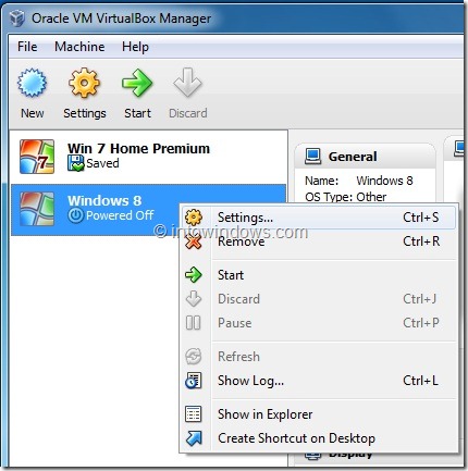 Install Windows 8 On VirtualBox Virtual Machine Step11