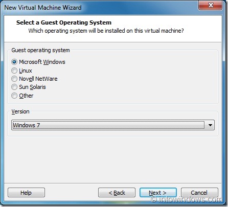 Install Windows 8 On VMware Player Step3