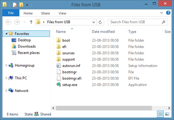 Create bootable Window ISO from USB step2