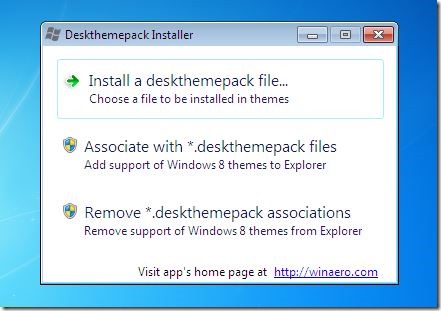 Install deskthemepack in Windows 7