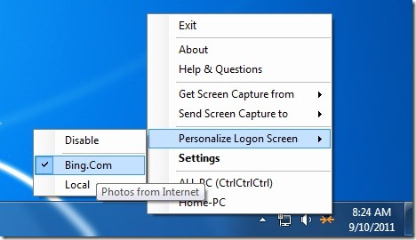 Set Bing Pictures As Windows 7 Logon Background