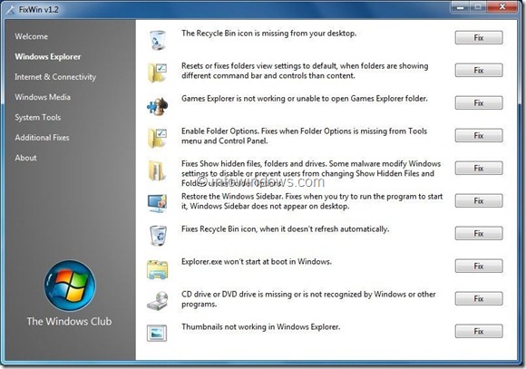 Free Tools To Repair Windows Step3