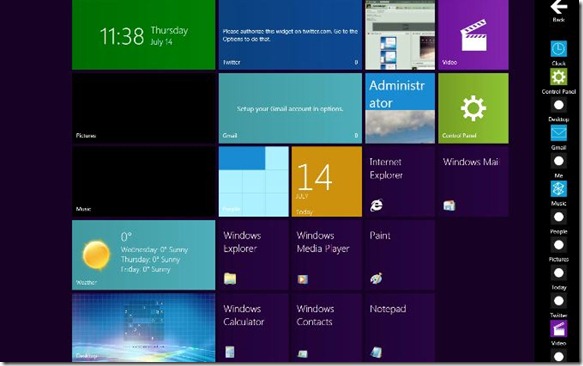 Windows 8 Start screen for Windows 7