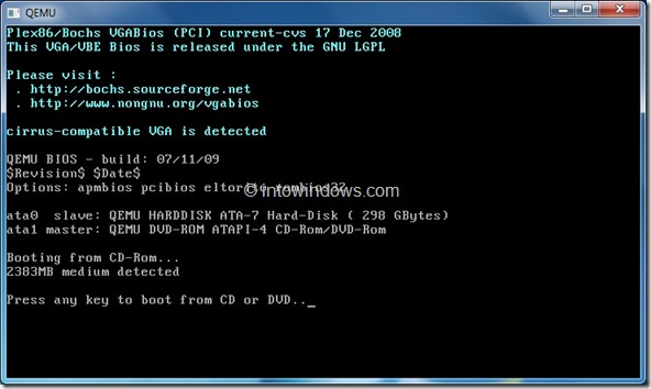 Test Bootable Windows ISO File or USB With A Click