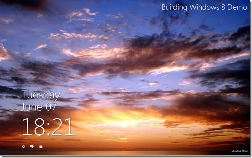 Windows 8 Metro Clock Screen Saver For Windows 7