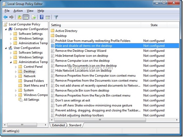 Group Policy Editor for Windows 7