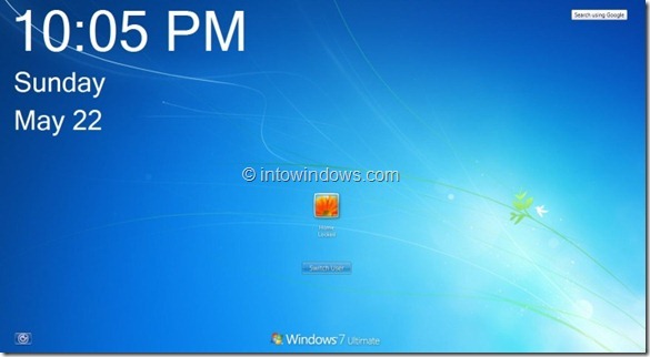 Windows 8 Logon Date And Clock