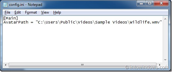 How To Set Video File As Taskbar User Picture In Windows 7